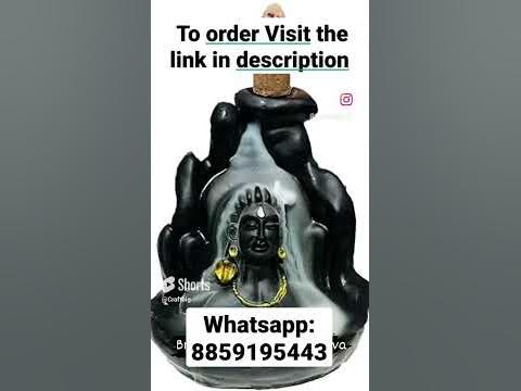 Adiyogi Smokey Watefall Statue | Lord Shiva Showpiece | Visit the link