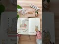 November bullet journal flip through - Japanese sushi and desert theme - my favorite doodles #bujo