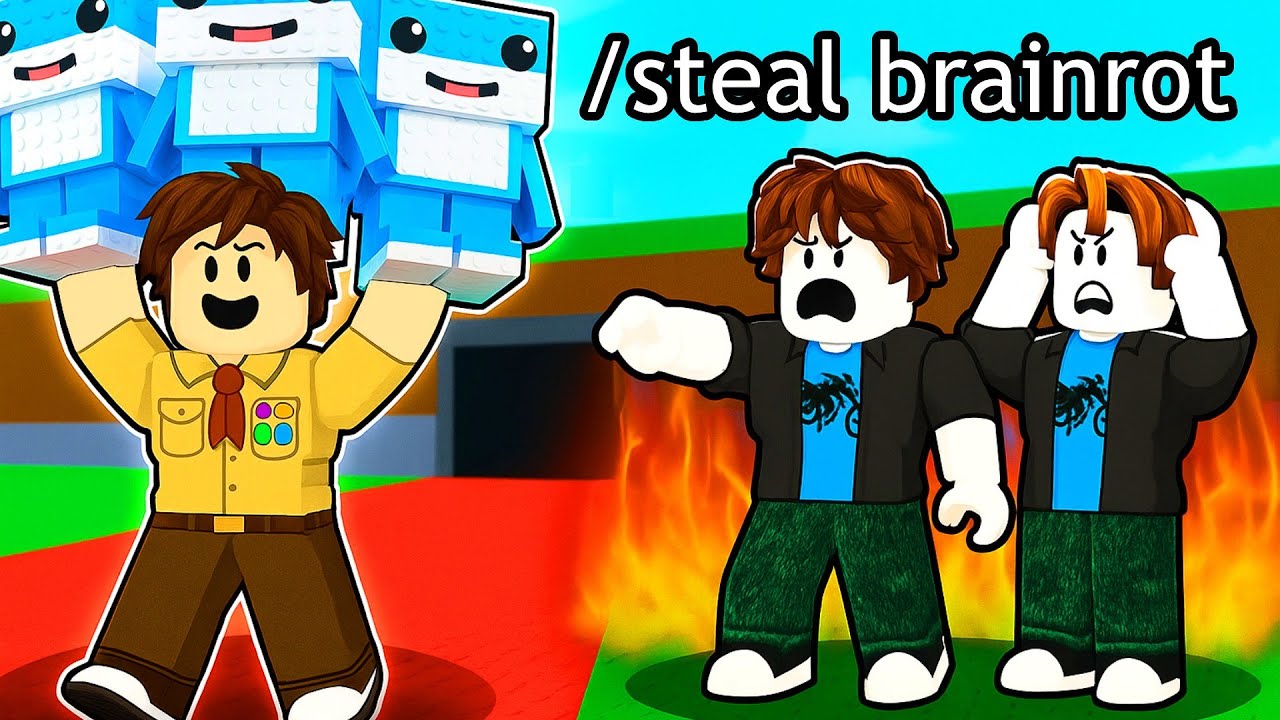 I Stole Every *RAREST* BRAINROT in Steal a Brainrot..