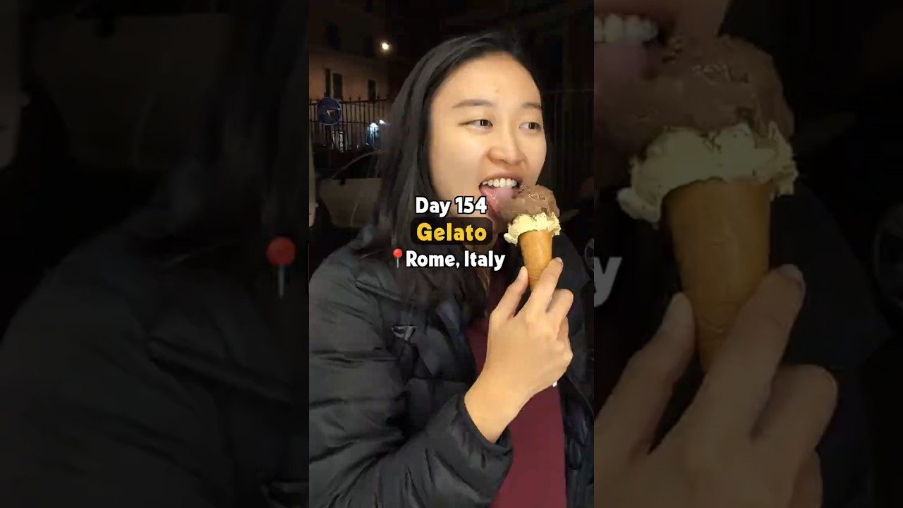 Italy's favourite dessert: gelato!