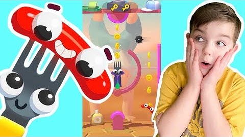 New Levels in Fork N Sausage Game | Gameplay with Ima