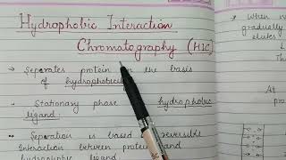 Hydrophobic Interaction Chromatography (HIC)