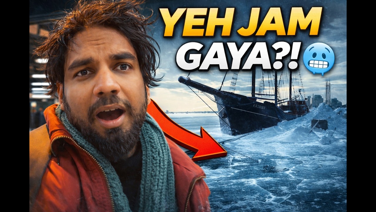 Canada Mein Lake Sach Me Jam Gayi?! 🥶 Real Frozen Lake Experience