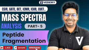 Mass Spectra Analysis | Part-5 | Peptide Fragmentation| By Virendra Singh | CSIR | GATE | DBT | ICMR