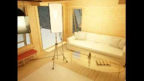 1clicklogcabins Pendleton 44mm Log Cabin