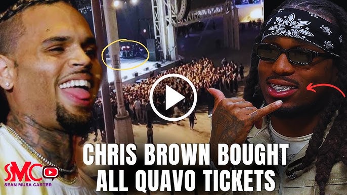 Quavo Concert Attended By Small Crowds Fans Blame Chris Brown For Buying All Tickets In Connecticut