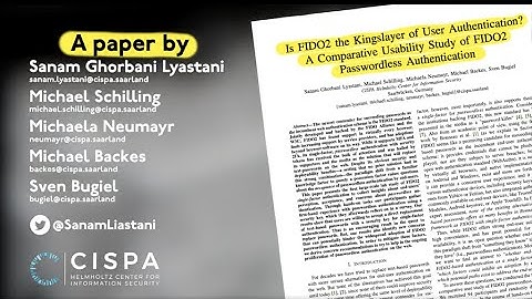 A Comparative Usability Study of FIDO2 Passwordless Authentication