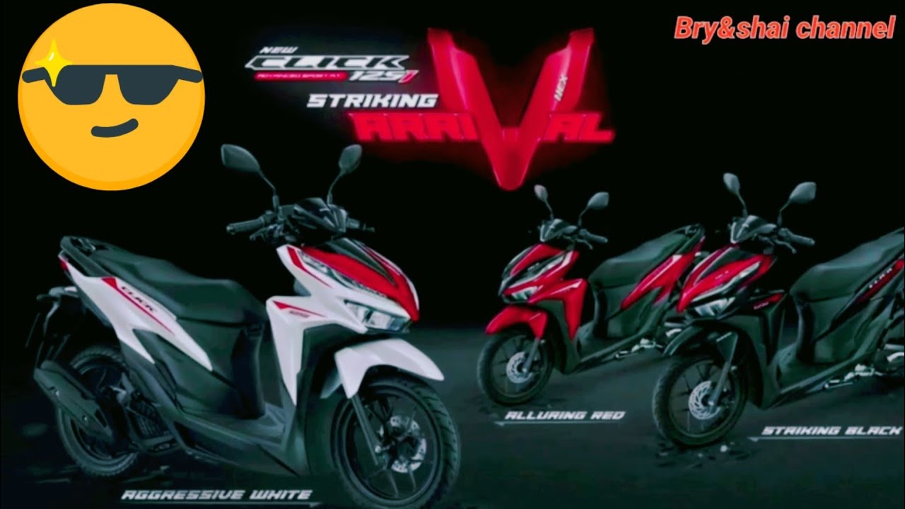 Honda click 125i new 2020 new color and decal with kick start - YouTube