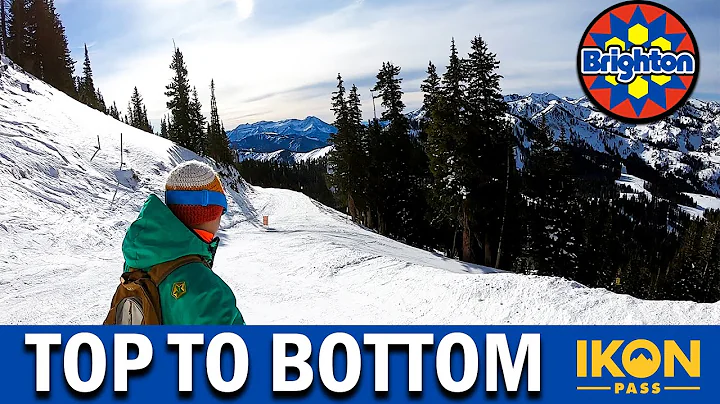 Snowboarding at Brighton Utah : Top to Bottom (CLA...
