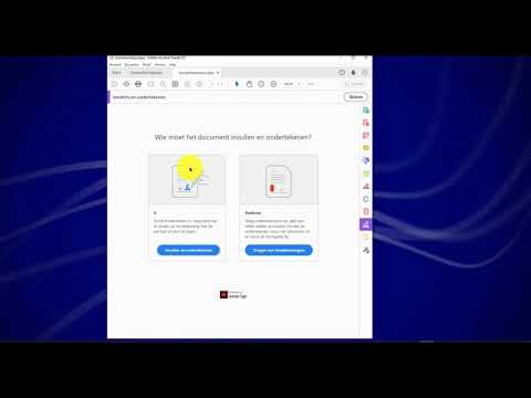 Video: Een Bestand Ondertekenen Met Een Persoonlijk Certificaat