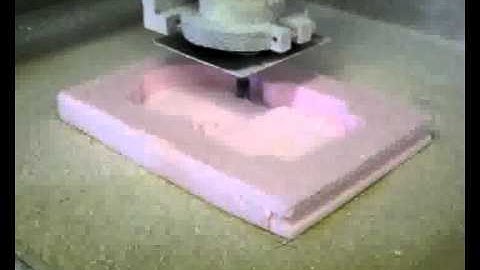 Milling Foam Pattern for Gearbox Casting 2