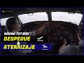 Así es el despegue y aterrizaje | Vista de cabina | Avión Boeing 737-800