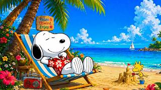 Snoopy’s Sunny Beach Getaway ☀️🏝️ Smooth Jazz for Relaxation, Energy Recovery & Feel Good Vibes