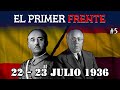 La Sierra de Madrid, El Primer Gran Frente– Partes oficiales del 22 y 23 de julio de 1936