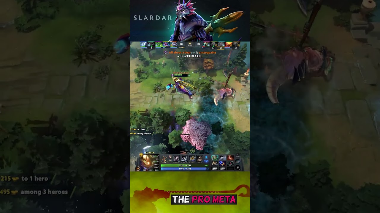 This Slardar is BROKEN! Full Team Armor Melt Rampage🔥🔥