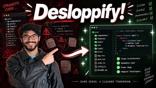 I'll Show You How to Desloppify a Codebase in 5 minutes