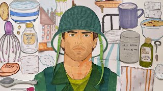 Paper ASMR | A Soldier’s Quiet Recovery During World War 2 🕯️#Asmr #paperasmr