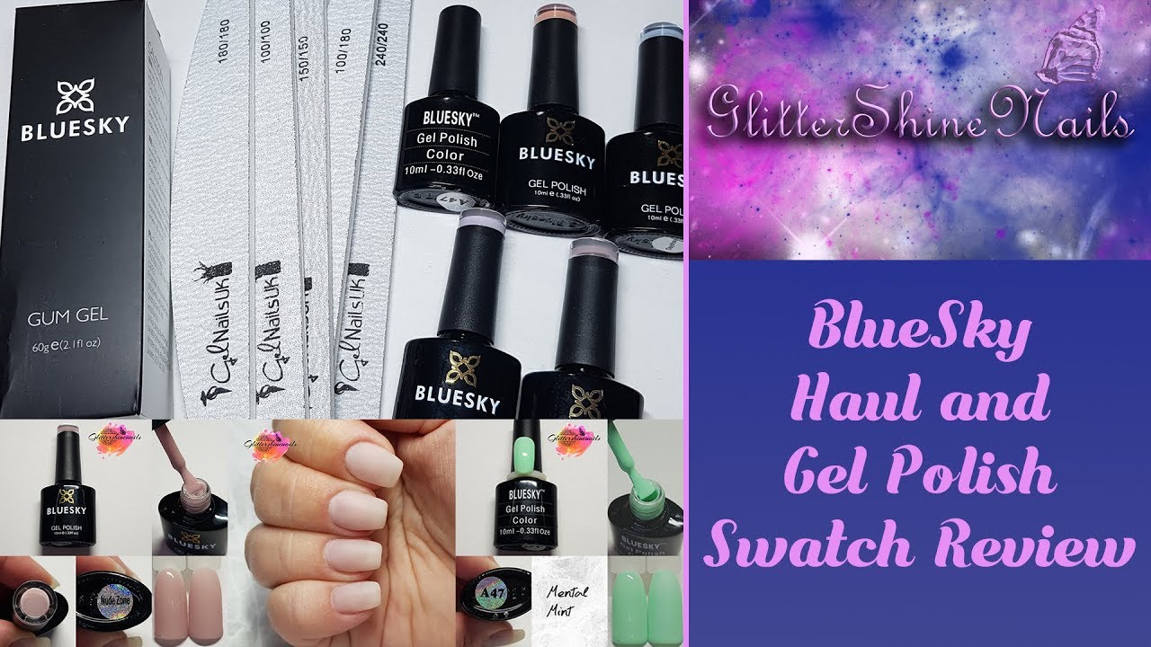 BLUESKY GEL NAIL POLISH BLUE INDIGO PURPLE AUTUMN WINTER CS59 UVLED SOAK  OFF | eBay