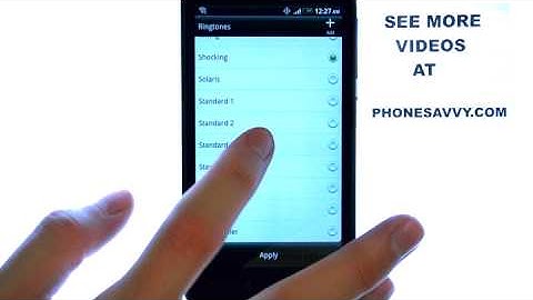 How Do I Change My Ringtone On The HTC Rezound?