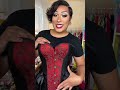Best-seller: Corset Queen Rockinha (Black and red)