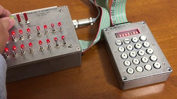 6502 computer runs RPN calculator