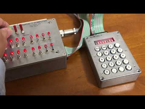 6502 computer runs RPN calculator