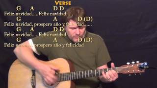 Feliz Navidad (Christmas) Guitar Cover Lesson with Chords and Lyrics chords