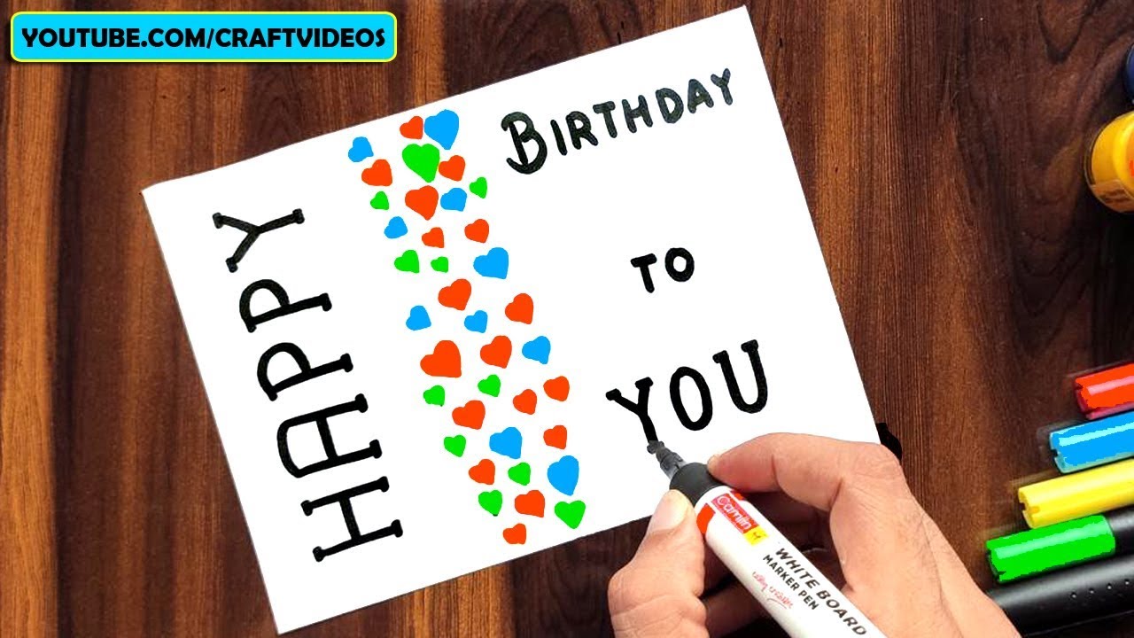 BIRTHDAY CARD DRAWING FOR BOYFRIEND YouTube