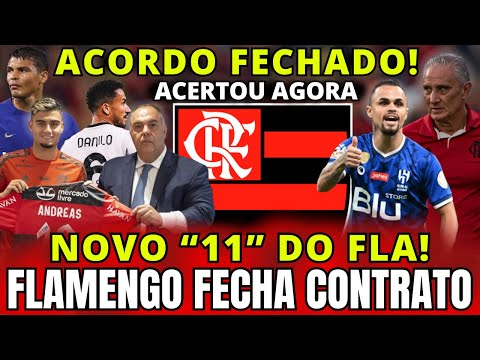 ACERTOU NESSA SEXTA! FLAMENGO OFICIALIZA JOGADOR! NOVO 11 CONFIRMADO! MICHAEL! NOTICIAS DO FLAMENGO