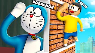 DORAEMON And NOBITA Playing Hide And Seek In HFF !!! screenshot 2