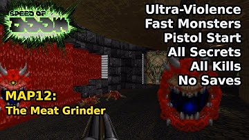 Speed ​​of Doom - MAP12: The Meat Grinder (Snel Ultra-Geweld 100%)