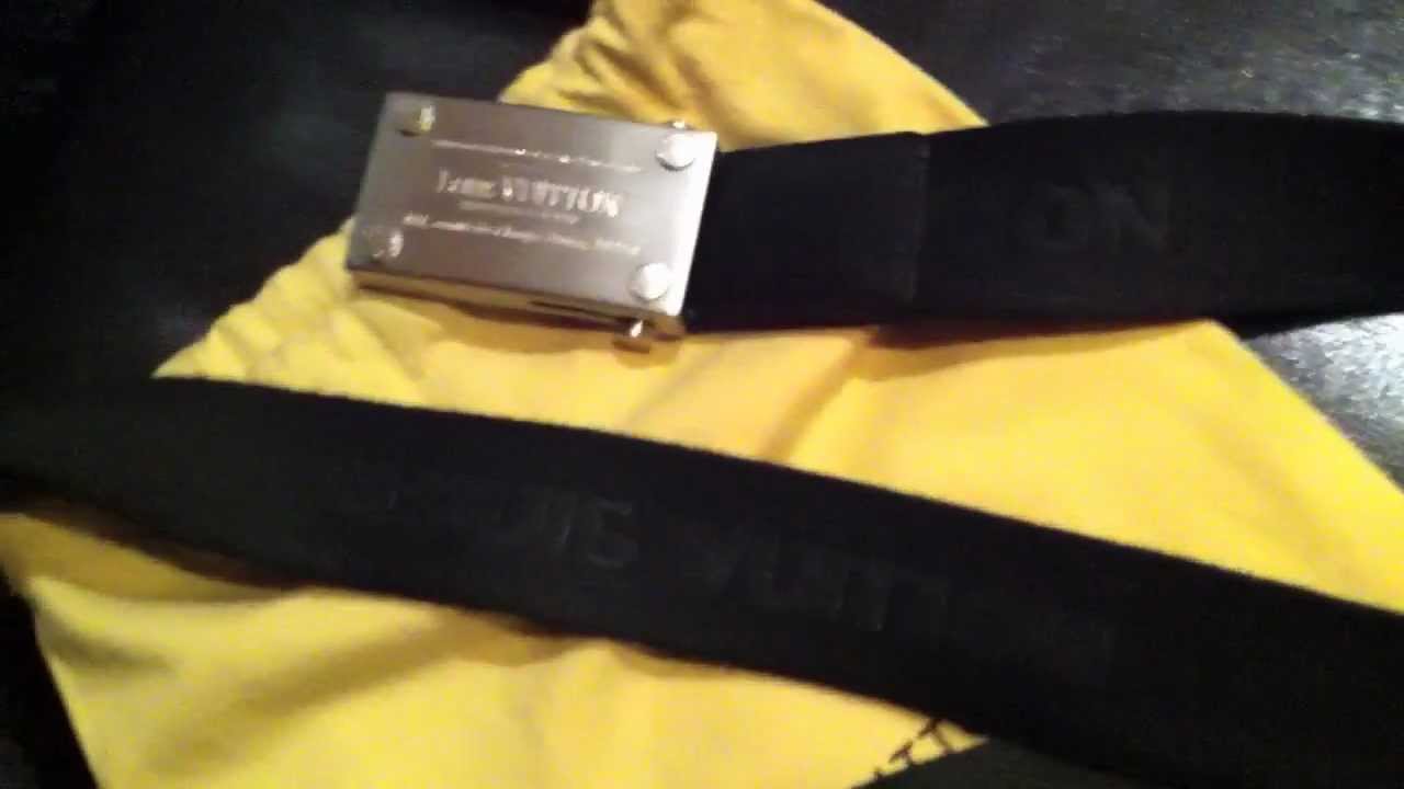 Louis Vuitton Belt Review Authentic Bengale Black with Inventeur Buckle HD - YouTube