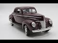 Diecast Car collection: Deluxe Ford 1939