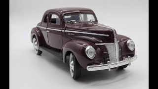 Diecast Car collection: Deluxe Ford 1939