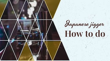 5 moves Japanese jigger tricks part 2 #jigger #japanese #trick