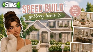 🏡✨ The COZIEST Gallery Home Makeover | Sims 4 Speed Build + CC screenshot 1