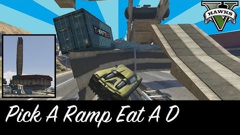GTAV Custom PS4 Race - Pick A Ramp Eat A D - PS3 Intro Races Linked