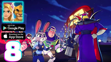 Disney Heroes: Battle Mode - Gameplay Walkthrough Part 8 (iOS, Android)