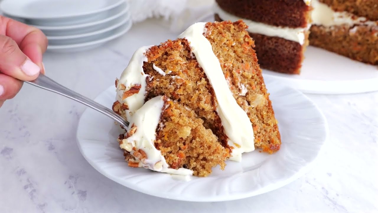 Best Carrot Cake with Cream Cheese Frosting   Chew Out Loud