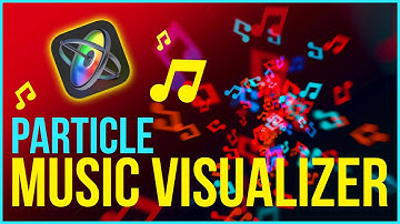 3D Particle Music Visualizer • Motion 5