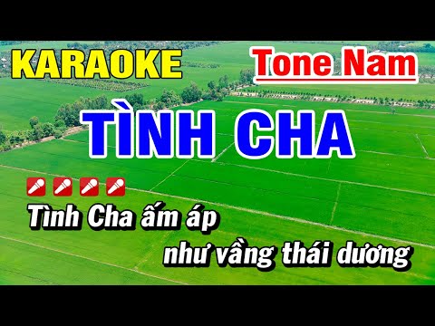 Tình Cha Karaoke Tone Nam - Tình Cha Karaoke Nhạc Sống TONE NAM | Hoài Phong Organ