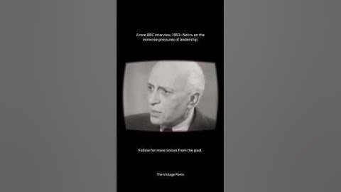 #jawaharlalnehru #nehru #nehruinterviews #bbc