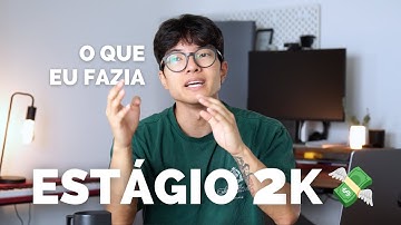 COMO ERA meu ESTÁGIO DE 2K 💸 como PROGRAMADOR (eu era muito burro 🥵)