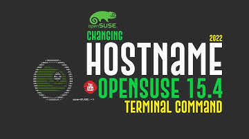 How to change hostname on OpenSUSE 15.4 | change hostname in Linux using Single Terminal Command