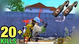 PUSHED Squads in House with Molotov Cocktail | PUBG MOBILE TACAZ