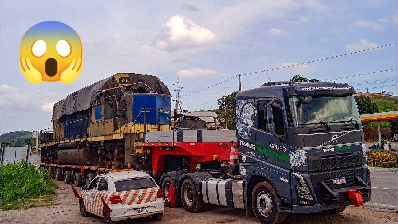 SÓ NO BRASIL MESMO! O TREM ANDA DE CAMINHÃO 
