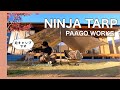 【キャンプギア】 NINJATARPで犬と庭キャンプ