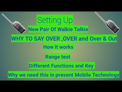 Complete Detail On How To Use WALKIE TALKIE |