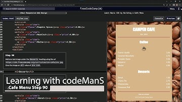 Learn Basic CSS by Building a Cafe Menu - Step 90