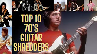 TOP 10 FASTEST GUITAR PLAYERS OF THE 70'S (Blackmore, Schenker, Mclaughlin, Uli, Gary Moore etc)